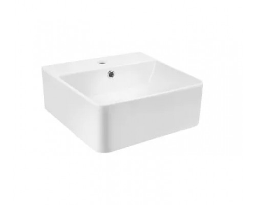 Раковина Qtap Nando B 400х420х155 White з донним клапаном QT12117040BW