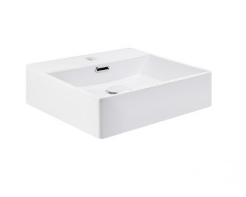 Раковина Qtap Nando K 410х355х125 White з донним клапаном QT12117041KW