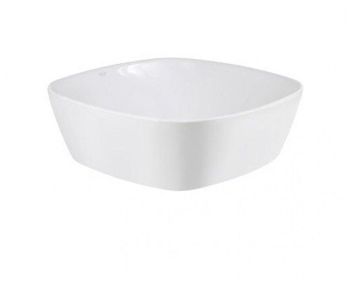 Раковина-чаша Qtap Kolibri 400х400х140 White з донним клапаном QT10117040TW