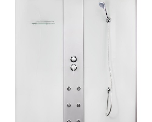 Гідромасажний бокс Lidz Tani SBM100x100.SAT.HIGH.FB, скло Fabric 4 мм