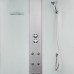 Душовий бокс Tani SBM90x90.SAT.HIGH.FR полукруглий для вис. піддону, висота 175 см, скло Frost 4 мм, стінки WHI, без піддону Lidz