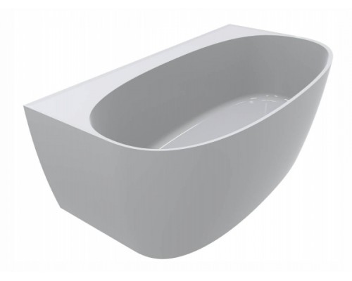 Ванна з штучного каміню Miraggio ANNA с переливом (MATT) (0001611)