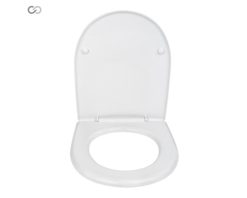 SOLOPLAST Сидіння для унітазу 355х428 мм з пластиковим кріпленням СП-3 (ЭКО)