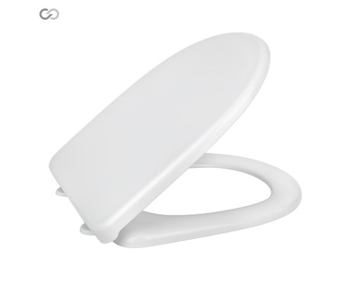 SOLOPLAST Сидіння для унітазу 345х430 мм з пластиковим кріпленням СП-5 (SOLO)