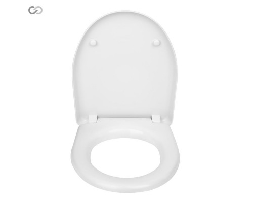 SOLOPLAST Сидіння для унітазу 365х445 мм з пластиковим кріпленням СП-6