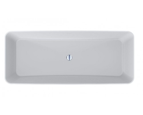 MIRAGGIO 0002091 Ванна отдельностоящая литой мрамор BONITA (MIRASOFT BLACK) (MATT)