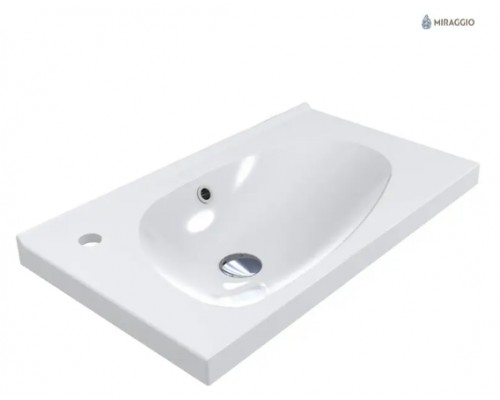 Умивальник з штучного каміню Miraggio TITANIA (GRAY) (0000980)