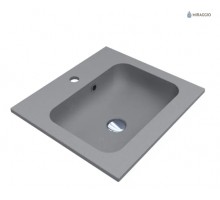 Умивальник з штучного каміню Miraggio DELLA 500 (GRAY) (0000985)