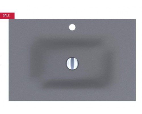 Умивальник з штучного каміню Miraggio JESSEL 700 (GRAY) (0001465)