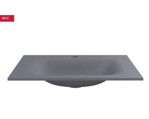 Умивальник з штучного каміню Miraggio JESSEL 700 (GRAY) (0001465)