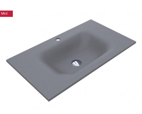 Умивальник з штучного каміню Miraggio JESSEL 800 (GRAY) (0001467)