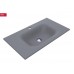 Умивальник з штучного каміню Miraggio JESSEL 800 (GRAY) (0001467)