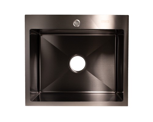 KRAFT HS5448 2.7/1.0 mm кухонная мойка HANDMADE черная (540х480х230)