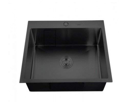 KRAFT HS5448 2.7/1.0 mm кухонная мойка HANDMADE черная (540х480х230)