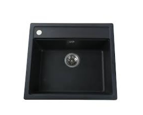 Гранітна мийка Globus Lux VOLTA  чорний 570х510мм-А0002