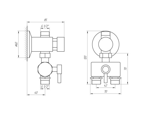 Змішувач-дозатор для душу TREMOLADA ТREMO-468MIX