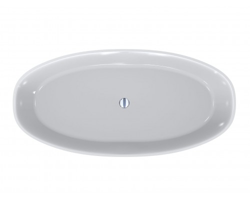 FANCY MARBLE 18180001 Ванна окремостояча зі штучного каменю  Mateo