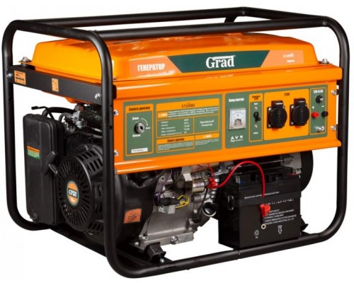 Генератор бензиновий Sigma 7.0 / 7.5 кВт 4-тактний електрозапуск Grad (5710985)