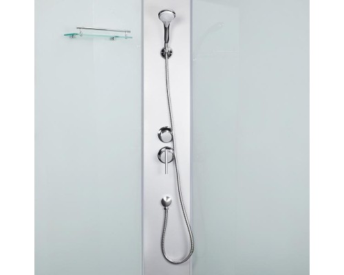 Душовий бокс Lidz Tani SB90x90.SAT.LOW.FR, скло Frost 4 мм