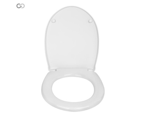 SOLOPLAST Сидіння для унітазу 358х430 мм з пластиковим кріпленням СП-8