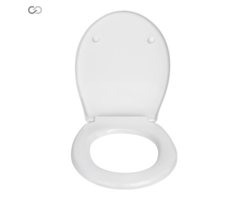 SOLOPLAST Сидіння для унітазу 355х423 мм з пластиковим кріпленням СП-18