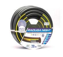 Шланг для поливу Evci Plastik Raduga Night ПВХ Ø 3/4", тришаровий, армований, бухта 30 м