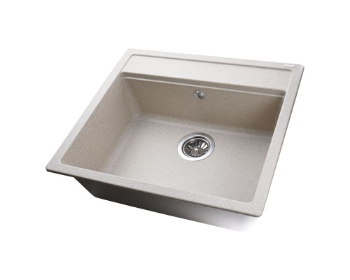 Гранітна мийка Globus Lux VOLTA  пiщаний 570х510мм-А0004