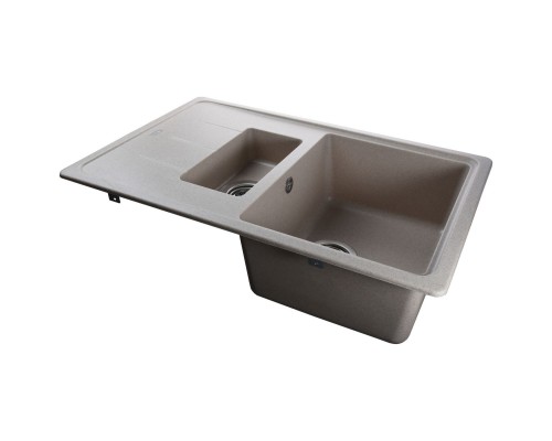 Гранітна мийка Globus Lux IZEO пiщаний 780x500мм-А0004