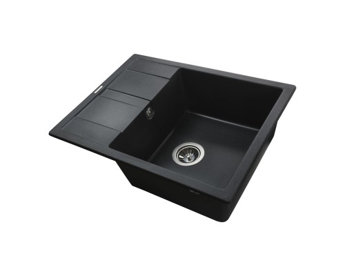Гранітна мийка Globus Lux ONE графіт 650х500мм-А0001