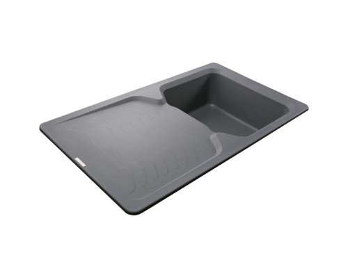 Гранітна мийка Globus Lux BOREN сiрий металiк 860х500мм-А0003