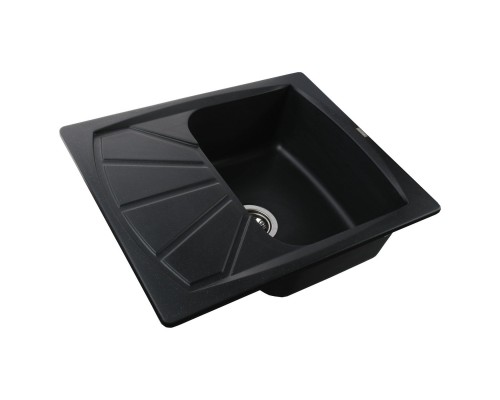 Гранітна мийка Globus Lux TANA чорний 610х500мм-А0002