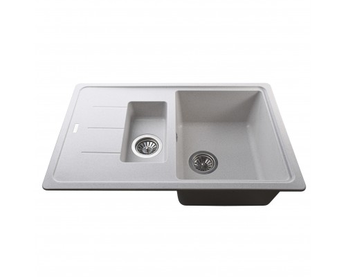 Гранітна мийка Globus Lux IZEO перлина 780х500мм