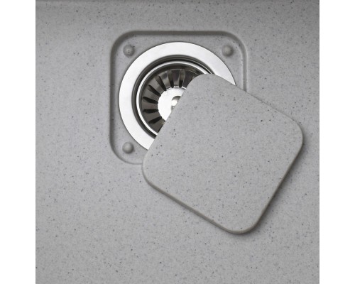 Гранітна мийка Globus Lux BARBORA перлина 510x510мм