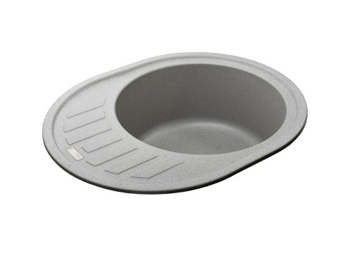 Гранітна мийка Globus Lux ARNO сiрий камiнь 620x500мм-А0005