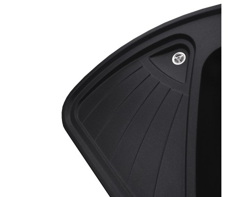 Гранітна мийка Globus Lux AVERNO чорний металік 1060х575мм-А0001