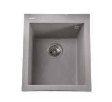 Гранітна мийка Globus Lux LAMA сірий камiнь 410x500мм-А0005