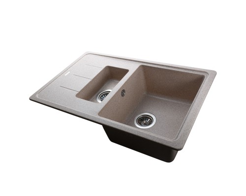 Гранітна мийка Globus Lux IZEO мигдаль780x500мм-А0008