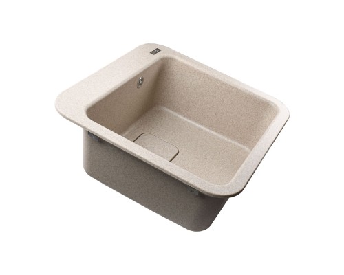 Гранітна мийка Globus Lux BARBORA мигдаль 510х510мм-А0008