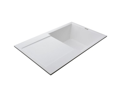 Гранітна мийка Globus Lux KOMO білий 790х500мм-А0007