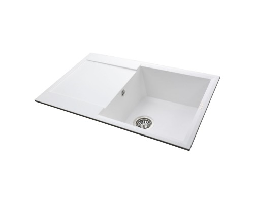 Гранітна мийка Globus Lux KOMO білий 790х500мм-А0007