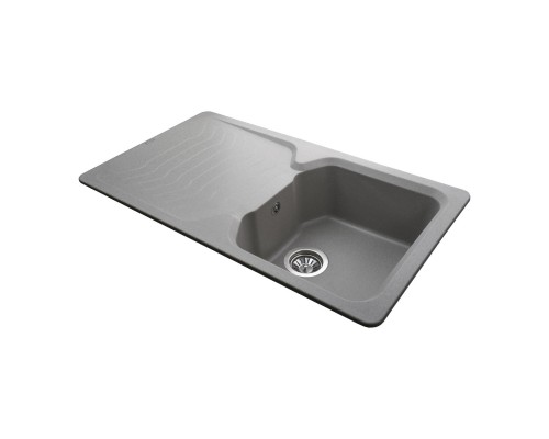 Гранітна мийка Globus Lux BOREN сірий камiнь 860х500мм-А0005