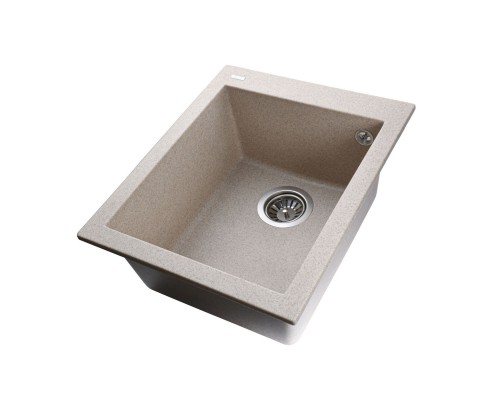 Гранітна мийка Globus Lux LAMA мигдаль 410х500мм-А0008