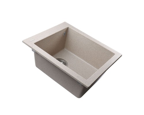 Гранітна мийка Globus Lux LAMA мигдаль 410х500мм-А0008