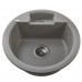 Гранітна мийка Globus Lux GURON сiрий камiнь 480мм-А0005