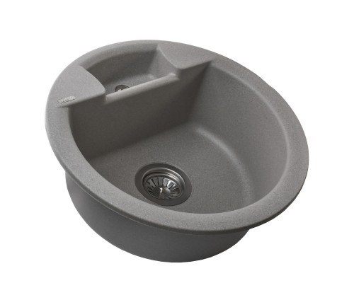Гранітна мийка Globus Lux GURON сiрий камiнь 480мм-А0005