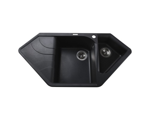 Гранітна мийка Globus Lux GARDA графіт 1000х500мм-А0001