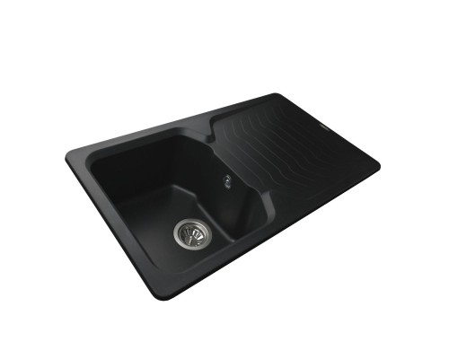 Гранітна мийка Globus Lux BOREN чорний 860х500мм-А0002