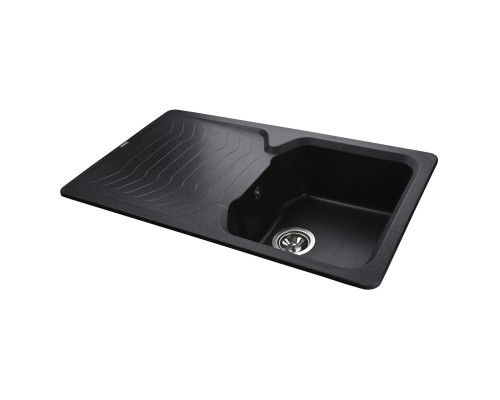 Гранітна мийка Globus Lux BOREN графіт 860х500мм-А0001