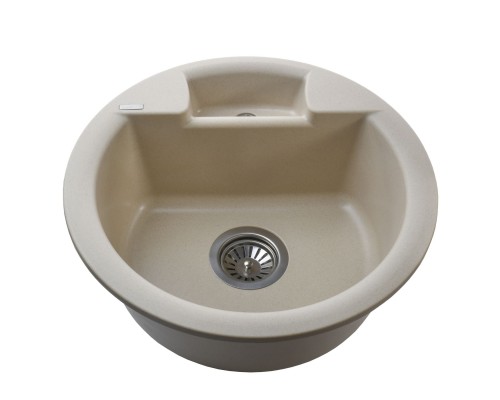 Гранітна мийка Globus Lux GURON слонова кiстка 480мм