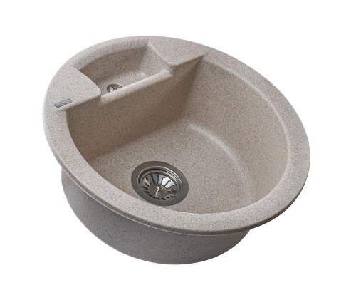 Гранітна мийка Globus Lux GURON мигдаль 480мм-А0008